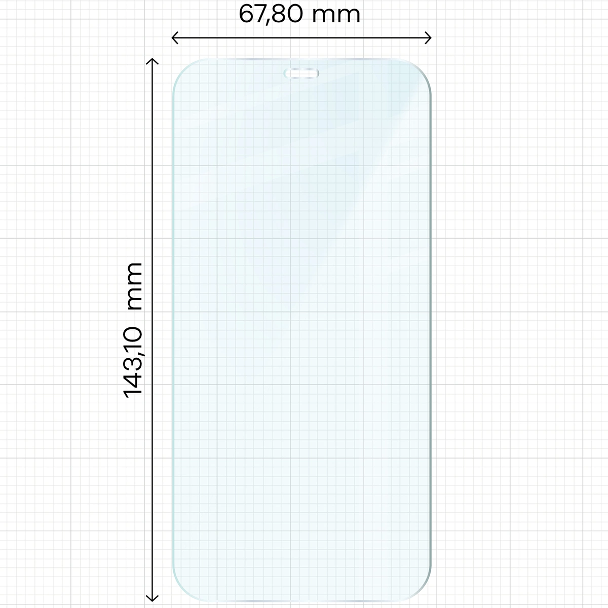 Szkło hartowane Bizon Glass Clear do iPhone 12 / 12 Pro